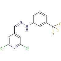 CAS:287917-72-0 | PC32020 | 2,6-dichloroisonicotinaldehyde 4-[3-(trifluoromethyl)phenyl]hydrazone