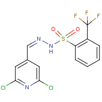 CAS:287917-80-0 | PC32021 | N'1-[(2,6-dichloro-4-pyridyl)methylidene]-2-(trifluoromethyl)benzene-1-sulphonohydrazide