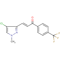 CAS:287922-56-9 | PC32024 | 3-(4-chloro-1-methyl-1H-pyrazol-3-yl)-1-[4-(trifluoromethyl)phenyl]prop-2-en-1-one