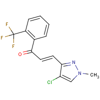 CAS: 287922-57-0 | PC32025 | 3-(4-chloro-1-methyl-1H-pyrazol-3-yl)-1-[2-(trifluoromethyl)phenyl]prop-2-en-1-one