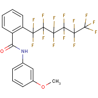 CAS: 680213-72-3 | PC32035 | N-(3-methoxyphenyl)-2-(1,1,2,2,3,3,4,4,5,5,6,6,6-tridecafluorohexyl)benzamide