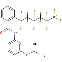 CAS: 680213-73-4 | PC32036 | N-(3-isopropoxyphenyl)-2-(1,1,2,2,3,3,4,4,5,5,6,6,6-tridecafluorohexyl)benzamide