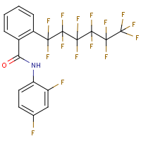 CAS: 680213-74-5 | PC32037 | N-(2,4-difluorophenyl)-2-(1,1,2,2,3,3,4,4,5,5,6,6,6-tridecafluorohexyl)benzamide