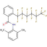 CAS: 680213-76-7 | PC32039 | N-(2,6-dimethylphenyl)-2-(1,1,2,2,3,3,4,4,5,5,6,6,6-tridecafluorohexyl)benzamide