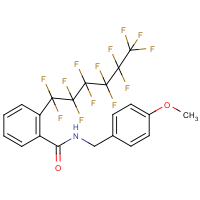 CAS: 288161-34-2 | PC32040 | N1-(4-methoxybenzyl)-2-(1,1,2,2,3,3,4,4,5,5,6,6,6-tridecafluorohexyl)benzamide