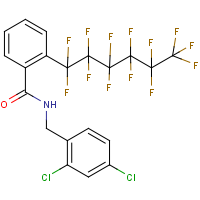 CAS: 680213-79-0 | PC32045 | N-(2,4-dichlorobenzyl)-2-(1,1,2,2,3,3,4,4,5,5,6,6,6-tridecafluorohexyl)benzamide
