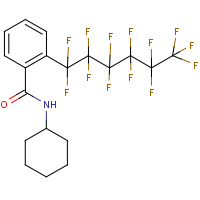 CAS:680213-82-5 | PC32048 | N-cyclohexyl-2-(1,1,2,2,3,3,4,4,5,5,6,6,6-tridecafluorohexyl)benzamide