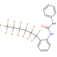 CAS:288161-40-0 | PC32051 | N-phenyl-N'-[2-(1,1,2,2,3,3,4,4,5,5,6,6,6-tridecafluorohexyl)phenyl]urea