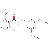 CAS: 680213-85-8 | PC32053 | 2-chloro-N-(3,5-dimethoxybenzyl)-4-(trifluoromethyl)nicotinamide