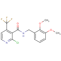 CAS:680213-87-0 | PC32055 | 2-chloro-N-(2,3-dimethoxybenzyl)-4-(trifluoromethyl)nicotinamide
