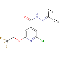 CAS:287979-31-1 | PC32064 | 2-chloro-N'-(1-methylethylidene)-6-(2,2,2-trifluoroethoxy)isonicotinohydrazide