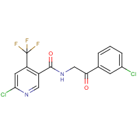 CAS: 680213-95-0 | PC32068 | 6-chloro-N-[2-(3-chlorophenyl)-2-oxoethyl]-4-(trifluoromethyl)nicotinamide