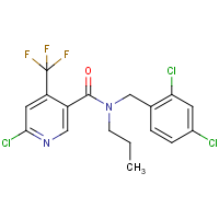 CAS: 680213-98-3 | PC32070 | N3-(2,4-dichlorobenzyl)-N3-propyl-6-chloro-4-(trifluoromethyl)nicotinamide