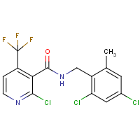 CAS: 288246-22-0 | PC32077 | 2-chloro-N-(2,4-dichloro-6-methylbenzyl)-4-(trifluoromethyl)nicotinamide