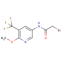 CAS: 288246-36-6 | PC32081 | 2-bromo-N-[6-methoxy-5-(trifluoromethyl)pyridin-3-yl]acetamide