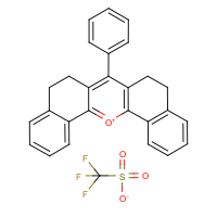 CAS:73377-38-5 | PC3209 | 7-Phenyl-5,6,8,9-tetrahydrodibenzo[c,h]xanthenium trifluoromethanesulphonate