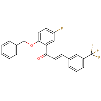 CAS:298186-49-9 | PC32099 | 1-[2-(benzyloxy)-5-fluorophenyl]-3-[3-(trifluoromethyl)phenyl]prop-2-en-1-one