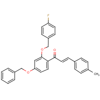 CAS: 298186-64-8 | PC32101 | 1-{4-(benzyloxy)-2-[(4-fluorobenzyl)oxy]phenyl}-3-(4-methylphenyl)prop-2-en-1-one