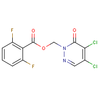 CAS:298188-06-4 | PC32104 | (4,5-dichloro-6-oxo-1,6-dihydropyridazin-1-yl)methyl 2,6-difluorobenzoate