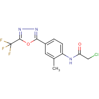 CAS:299207-95-7 | PC32106 | N1-{2-methyl-4-[5-(trifluoromethyl)-1,3,4-oxadiazol-2-yl]phenyl}-2-chloroacetamide