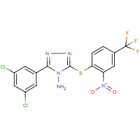 CAS:300541-57-5 | PC32110 | 3-(3,5-dichlorophenyl)-5-{[2-nitro-4-(trifluoromethyl)phenyl]thio}-4H-1,2,4-triazol-4-amine