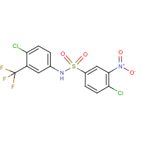 CAS:300664-69-1 | PC32112 | N1-[4-chloro-3-(trifluoromethyl)phenyl]-4-chloro-3-nitro-1-benzenesulphonamide