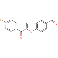 CAS:300664-74-8 | PC32114 | 2-(4-fluorobenzoyl)-1-benzofuran-5-carboxaldehyde