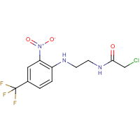 CAS:303188-06-9 | PC32124 | 2-chloro-N-{2-[2-nitro-4-(trifluoromethyl)anilino]ethyl}acetamide