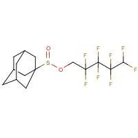 CAS:312699-89-1 | PC32131 | 2,2,3,3,4,4,5,5-octafluoropentyl adamantane-1-sulphinate