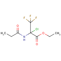CAS: 328270-31-1 | PC32146 | ethyl 2-chloro-3,3,3-trifluoro-2-(propionylamino)propanoate