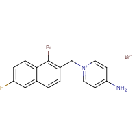 CAS:328532-48-5 | PC32153 | 4-amino-1-[(1-bromo-6-fluoro-2-naphthyl)methyl]pyridinium bromide