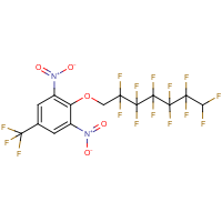 CAS:26185-31-9 | PC32157 | 7-[2,6-dinitro-4-(trifluoromethyl)phenoxy]-1,1,2,2,3,3,4,4,5,5,6,6-dodecafluoroheptane