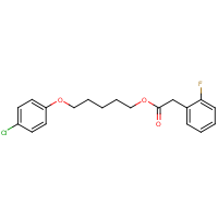 CAS: 328918-02-1 | PC32158 | 5-(4-chlorophenoxy)pentyl 2-(2-fluorophenyl)acetate