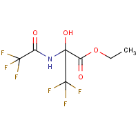 CAS: 329182-36-7 | PC32160 | ethyl 3,3,3-trifluoro-2-hydroxy-2-[(2,2,2-trifluoroacetyl)amino]propanoate