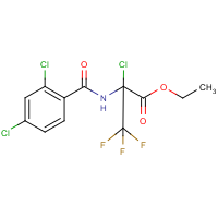 CAS: 329182-43-6 | PC32161 | ethyl 2-chloro-2-[(2,4-dichlorobenzoyl)amino]-3,3,3-trifluoropropanoate