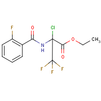 CAS: 329182-44-7 | PC32162 | ethyl 2-chloro-3,3,3-trifluoro-2-[(2-fluorobenzoyl)amino]propanoate