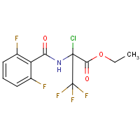 CAS: 329182-45-8 | PC32163 | ethyl 2-chloro-2-[(2,6-difluorobenzoyl)amino]-3,3,3-trifluoropropanoate