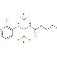 CAS:340033-55-8 | PC32186 | ethyl N-[1-[(2-chloro-3-pyridyl)amino]-2,2,2-trifluoro-1-(trifluoromethyl)ethyl]carbamate