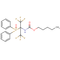 CAS:680214-30-6 | PC32187 | pentyl N-[1-(diphenylphosphoryl)-2,2,2-trifluoro-1-(trifluoromethyl)ethyl]carbamate