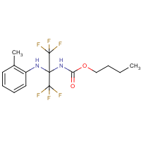 CAS:340030-49-1 | PC32188 | butyl N-[2,2,2-trifluoro-1-(2-toluidino)-1-(trifluoromethyl)ethyl]carbamate