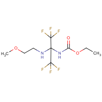 CAS:340033-69-4 | PC32189 | ethyl N-[2,2,2-trifluoro-1-[(2-methoxyethyl)amino]-1-(trifluoromethyl)ethyl]carbamate