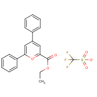CAS:78904-85-5 | PC3219 | Ethyl 4,6-diphenylpyrylium-2-carboxylate trifluoromethanesulphonate
