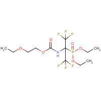 CAS:340031-52-9 | PC32191 | diethyl [1-{[(2-ethoxyethoxy)carbonyl]amino}-2,2,2-trifluoro-1-(trifluoromethyl)ethyl]phosphonate