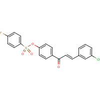 CAS: 298216-08-7 | PC32207 | 4-[3-(3-chlorophenyl)acryloyl]phenyl 4-fluorobenzene-1-sulphonate