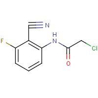 CAS: 680214-42-0 | PC32222 | N1-(2-cyano-3-fluorophenyl)-2-chloroacetamide