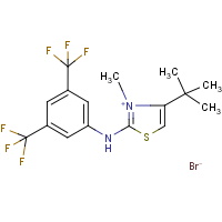 CAS:849066-30-4 | PC32228 | 4-(tert-butyl)-2-[3,5-di(trifluoromethyl)anilino]-3-methyl-1,3-thiazol-3-ium bromide