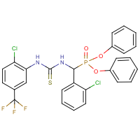 CAS:680214-50-0 | PC32234 | diphenyl [(2-chlorophenyl)({[2-chloro-5-(trifluoromethyl)anilino]carbothioyl}amino)methyl]phosphonate