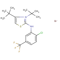 CAS:849066-36-0 | PC32247 | 3,4-di(tert-butyl)-2-[2-chloro-5-(trifluoromethyl)anilino]-1,3-thiazol-3-ium bromide