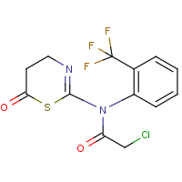 CAS:680214-75-9 | PC32249 | N1-(6-oxo-5,6-dihydro-4H-1,3-thiazin-2-yl)-N1-[2-(trifluoromethyl)phenyl]-2-chloroacetamide