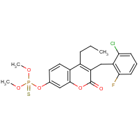 CAS:680214-79-3 | PC32251 | 3-(2-chloro-6-fluorobenzyl)-7-[(dimethoxyphosphorothioyl)oxy]-4-propyl-2H-chromen-2-one